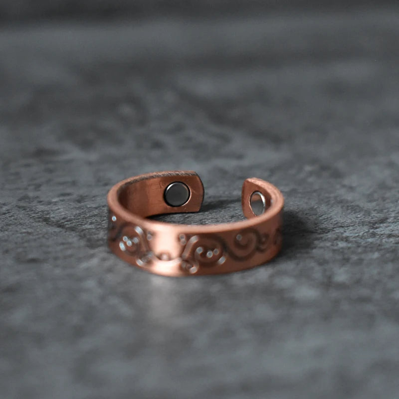 Bague cuivre aimants propriétés énergétiques ancestrales