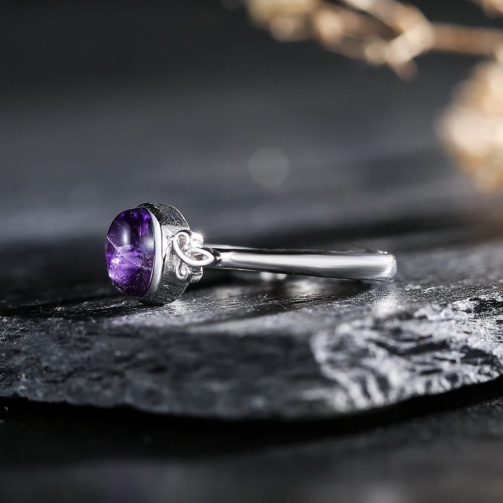 Bague améthyste | Pierre de guérison - Aurenergie FitYoga