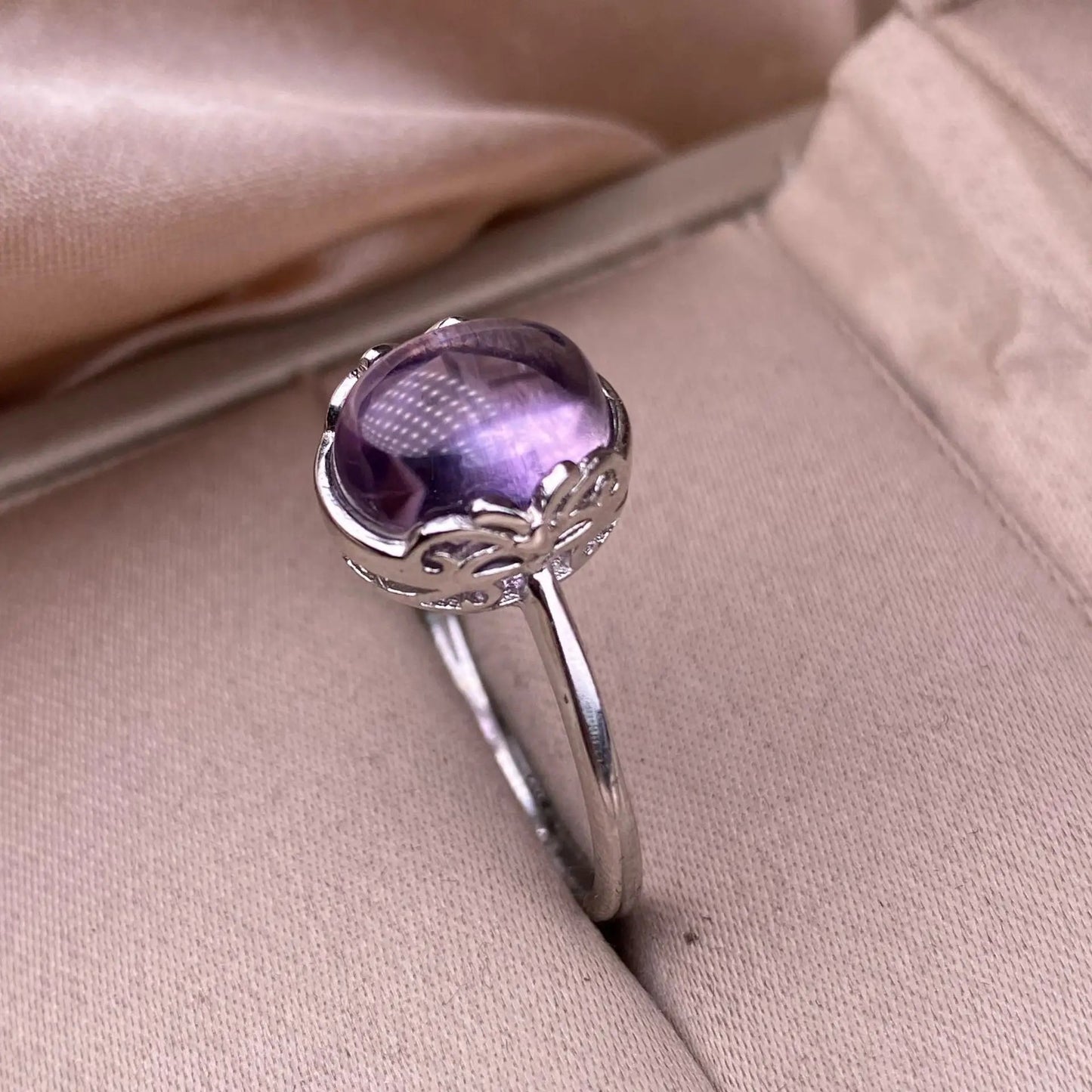 Bague femme | Améthyste - Aurenergie FitYoga