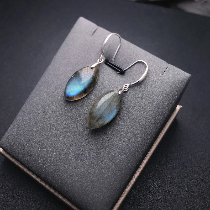 Boucles d'oreilles - Labradorite - Aurenergie FitYoga