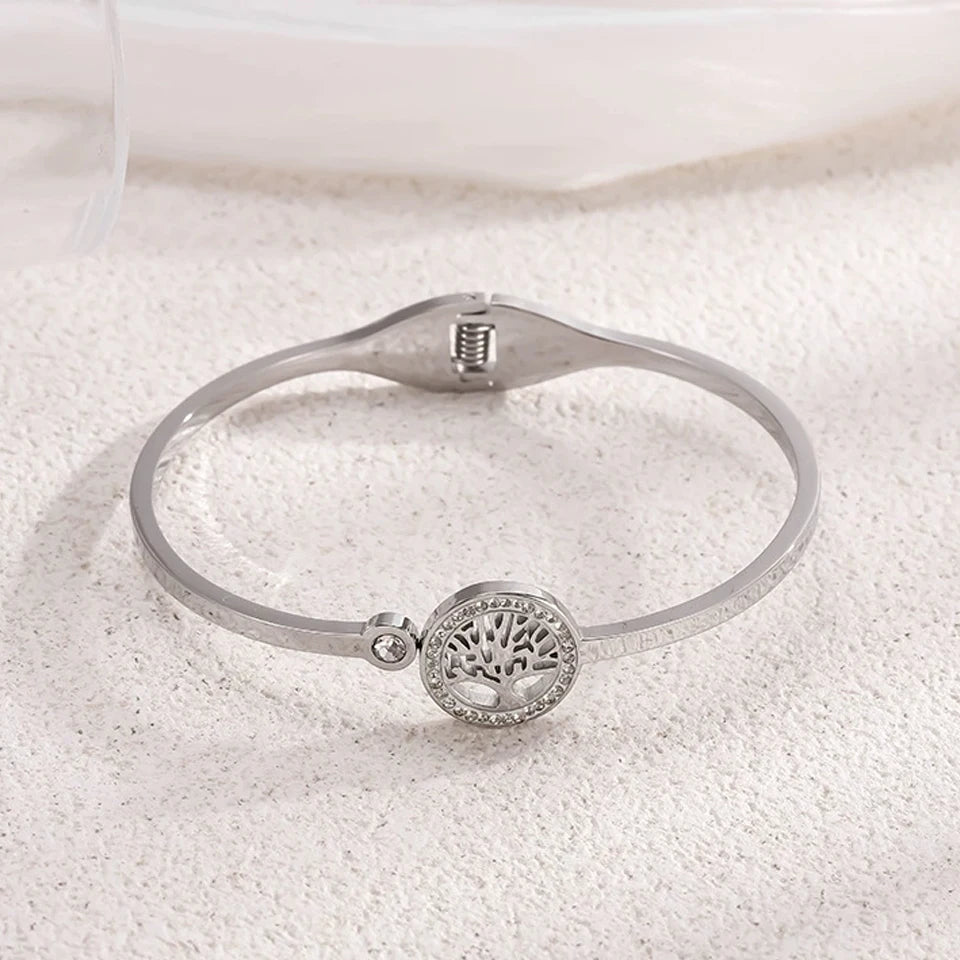 Bracelet arbre de vie - Acier Inoxydable - Aurenergie FitYoga