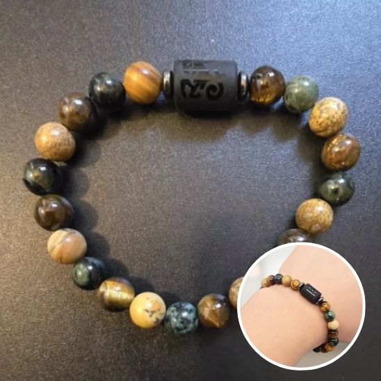 Bracelet oeil de tigre | Zodiaque - Aurenergie FitYoga