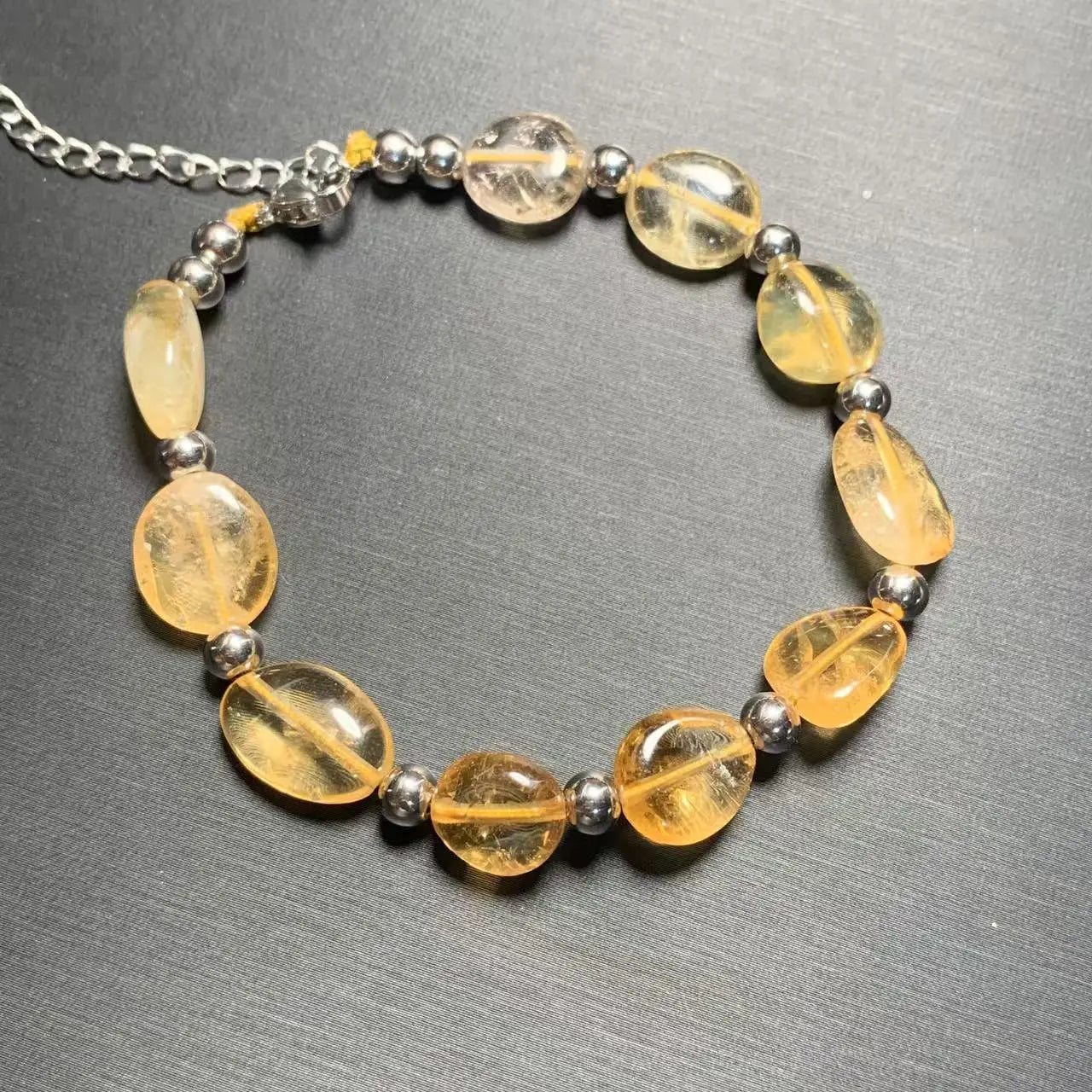 Bracelet pierre naturelle - Citrine - Aurenergie FitYoga