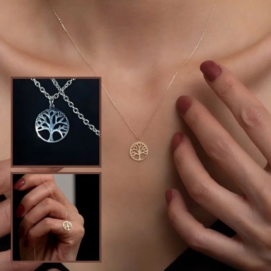 Collier arbre de vie | Finesse élégante - Aurenergie FitYoga