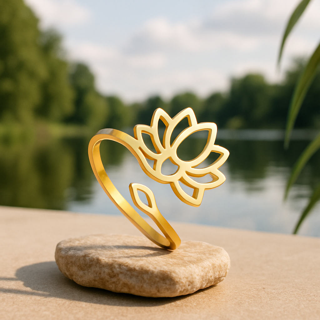 Bague femme - Fleur de Lotus