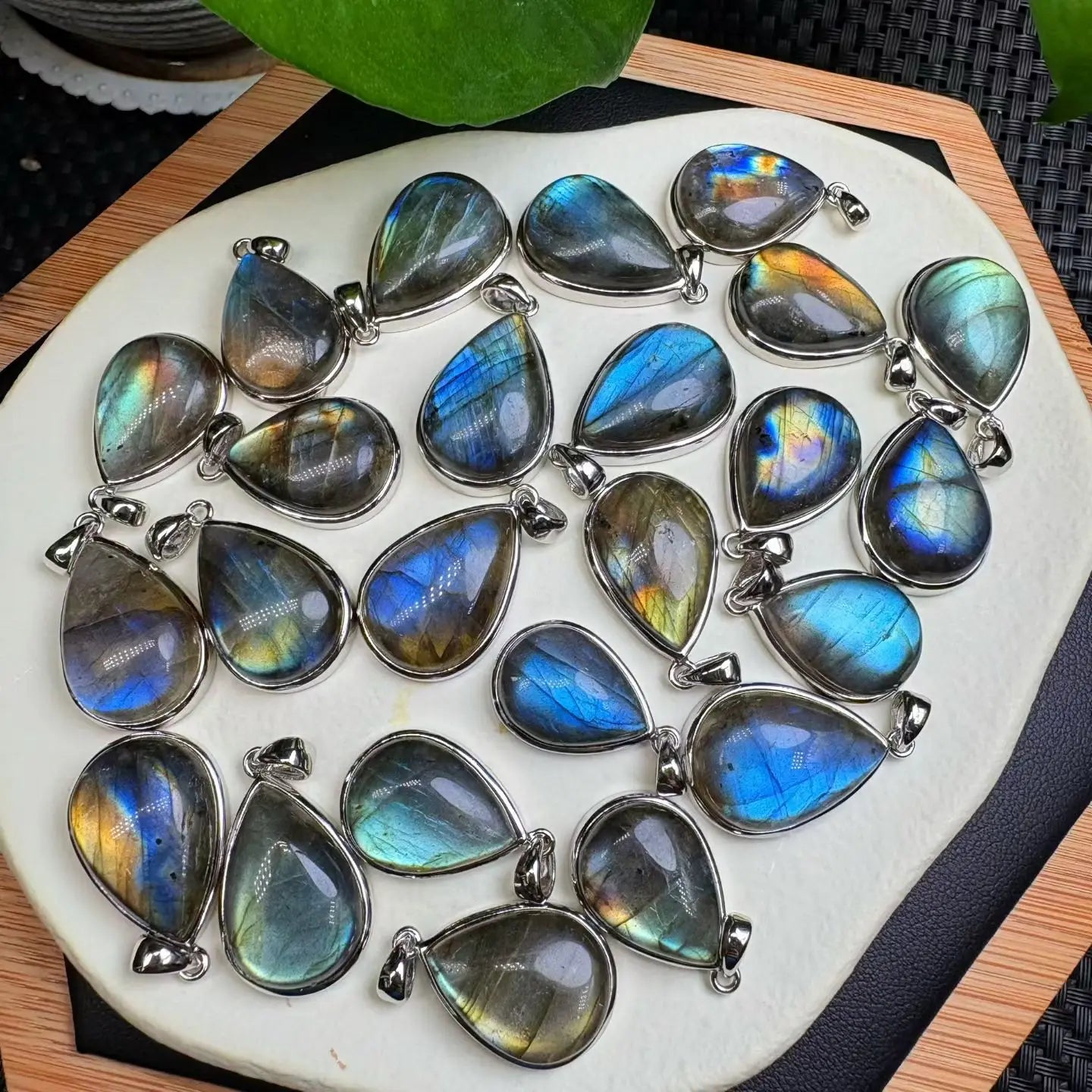 pendentifs labradorite anti stress argent sterling 925