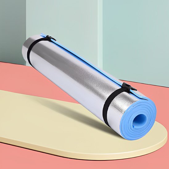 Tapis de sport plié pratique