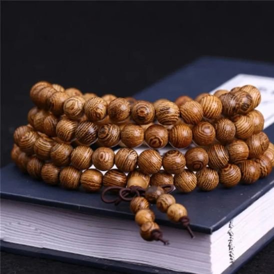 Bracelet perle mala bois