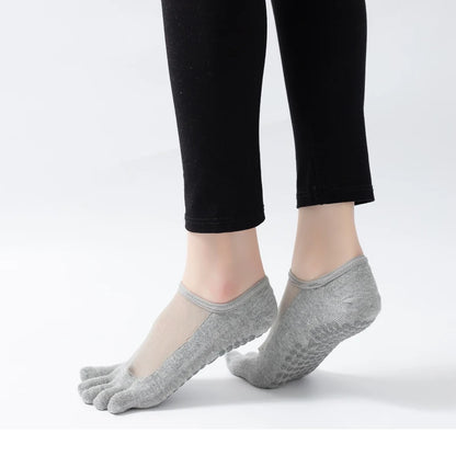 Chaussettes de yoga femme | Respirantes Antidérapantes