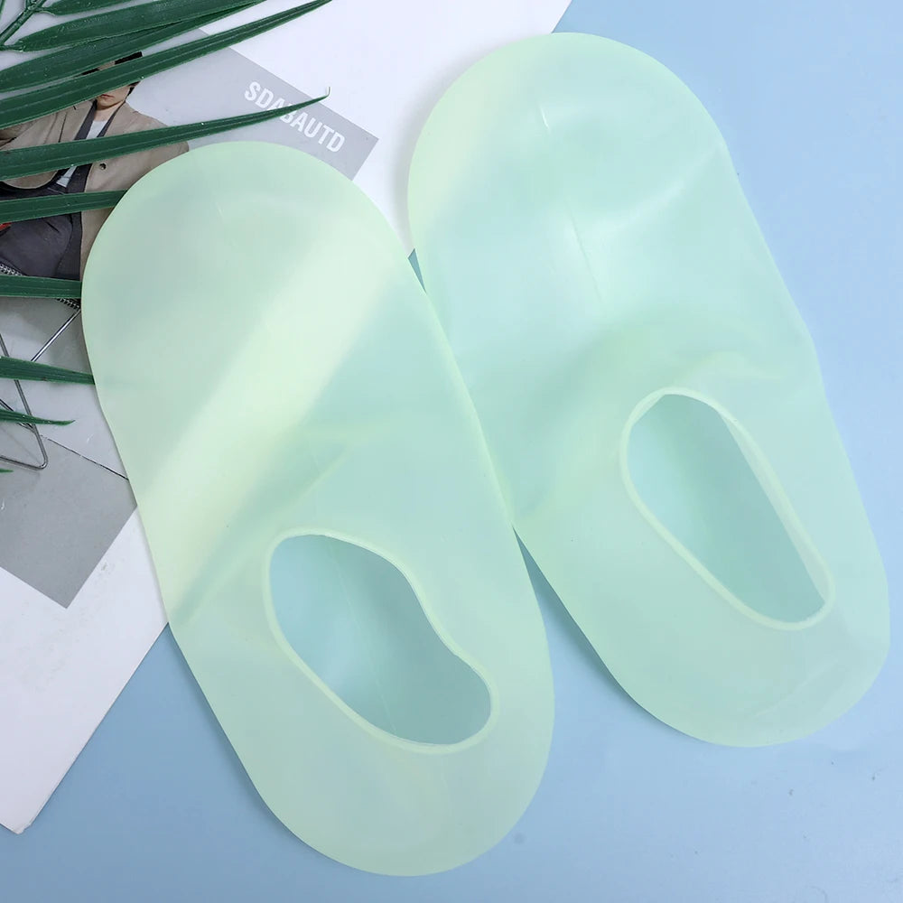 Chaussettes massage pied silicone verte dimensions 22cm fond zen lotus