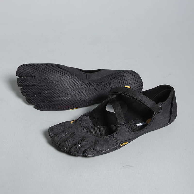 Chaussons de yoga antidérapants noirs