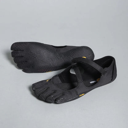 Chaussons de yoga antidérapants noirs