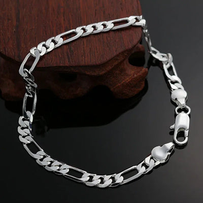Gourmette homme bracelet argent sterilng 925