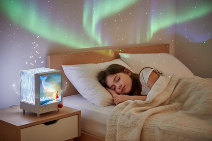 Lampe aurore boréale veilleuse enfant bruit blanc pour dormir