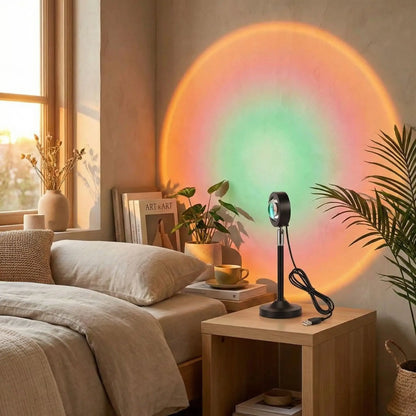 Lampe relaxante chevet sunset – ambiance douce et cosy chambre