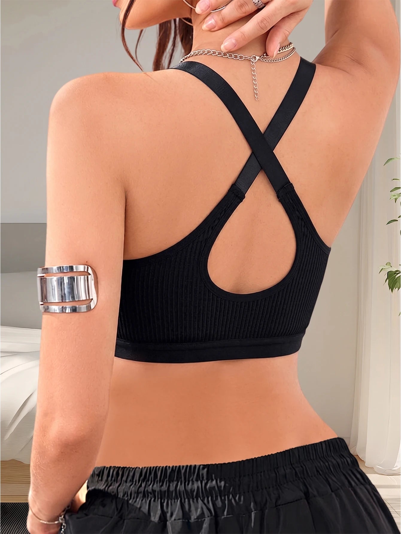 Soutien gorge bretelles croisées dos – confort toute la journée