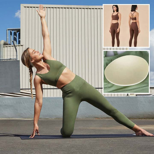 Tenue-de-yoga-kaki-vert