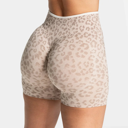 Yoga shorts | Leopard