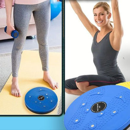 Accessoire fitness rotatif deux femmes sport