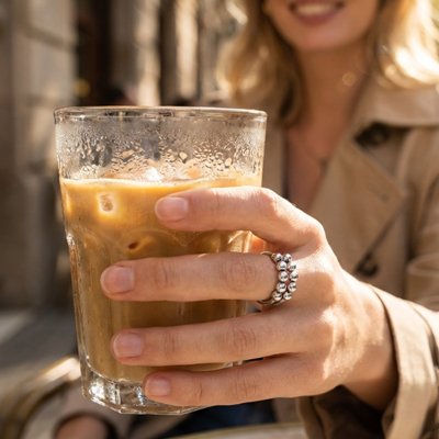 Bague anti stress femme