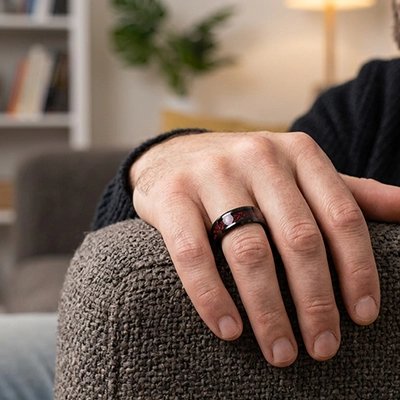 Bague homme confort salon