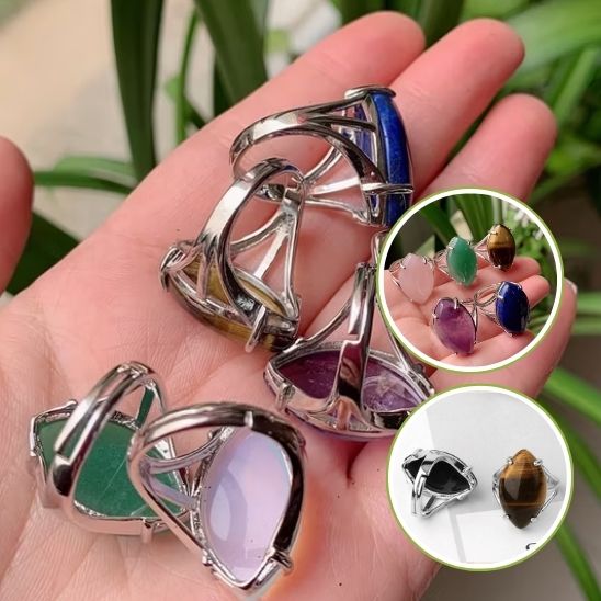 Bague pierre naturelle | Anti-stress - Aurenergie FitYoga