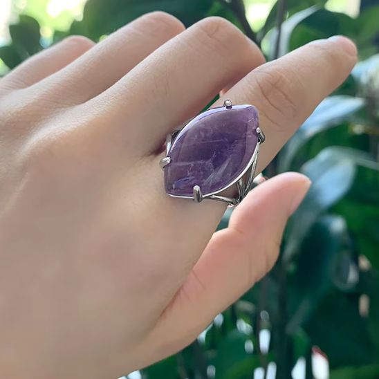 Bague pierre naturelle | Anti-stress - Aurenergie FitYoga