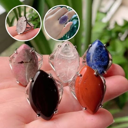 Bague pierre naturelle | Anti-stress - Aurenergie FitYoga