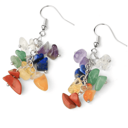 Boucles d'oreilles - 7 chakras - Aurenergie FitYoga