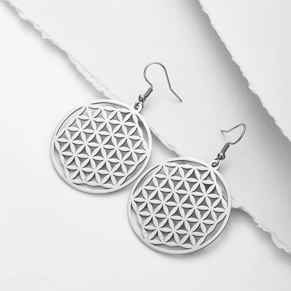 Boucles d'oreilles - Fleur de Vie - Aurenergie FitYoga