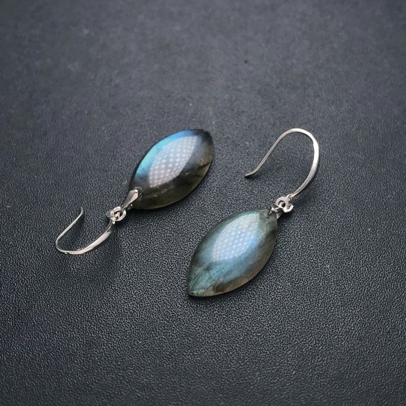 Boucles d'oreilles - Labradorite - Aurenergie FitYoga