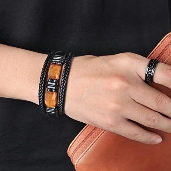 Bracelet homme | Oeil de tigre - Aurenergie FitYoga