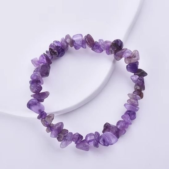 bracelet pierre naturelle perle
7 chakras améthyste anti stress