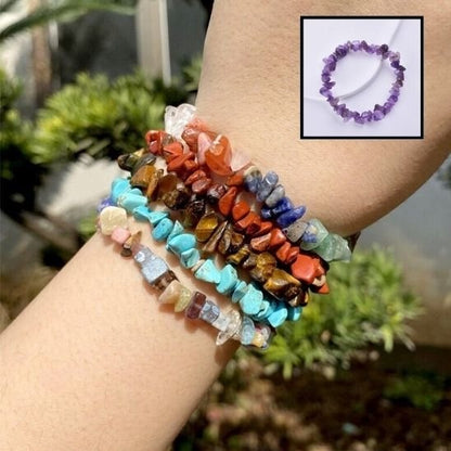 bracelet pierre naturelle perle
7 chakras améthyste oeil de tigre quartz rose amour anti stress