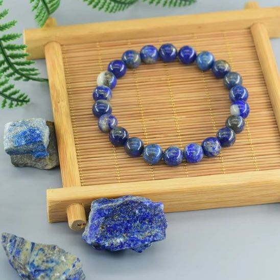 bracelet pierre naturelle lapis lazuli pierres