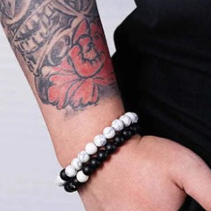 Bracelets pierre naturelle | Couple - Aurenergie FitYoga