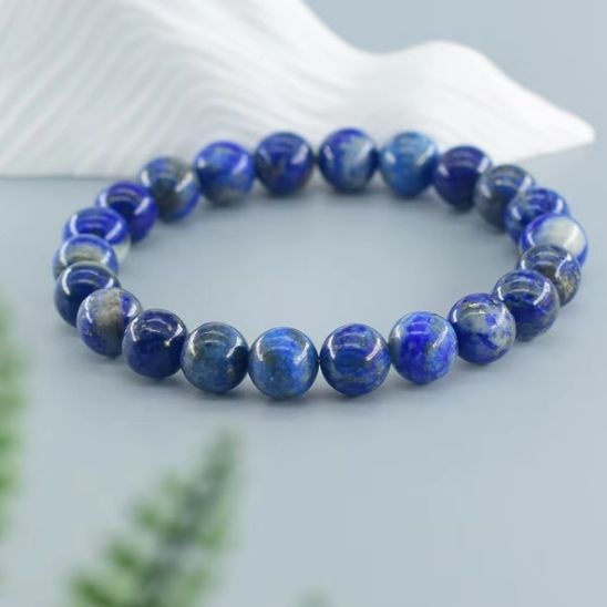 bracelet pierre naturelle perles lapis lazuli