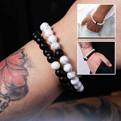 Bracelets pierre naturelle | Couple - Aurenergie FitYoga
