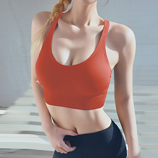 Brassières sport femme rouges