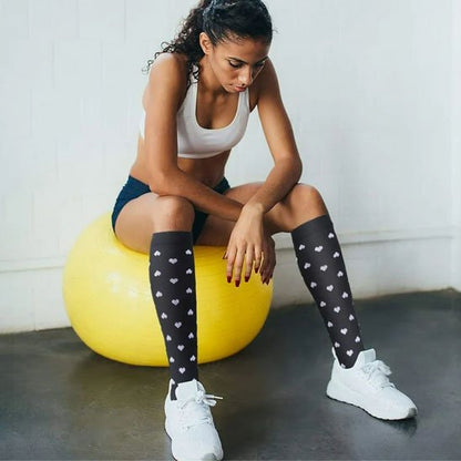 Chaussette de compression mollet femme yoga fitness
