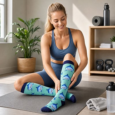 Chaussette de compression yoga récupération