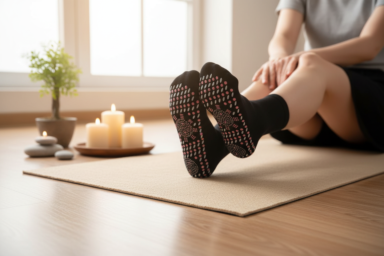 Chaussettes massage pied avec picots – espace zen