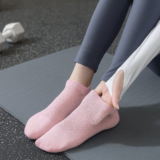 Chaussette yoga rose sport femme