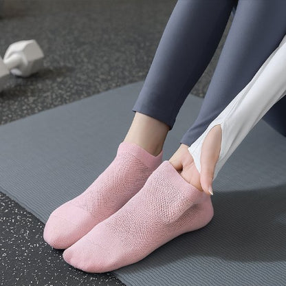 Chaussette yoga rose sport femme