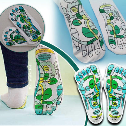 chaussettes réflexologie plantaire