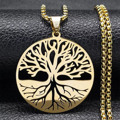 Collier arbre de vie | Porte - bonheur - Aurenergie FitYoga
