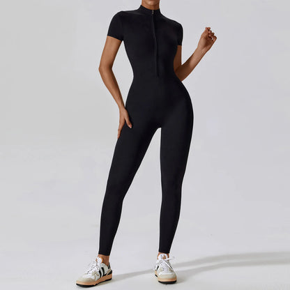 Combinaison pilates yoga une pièce effet push up noire