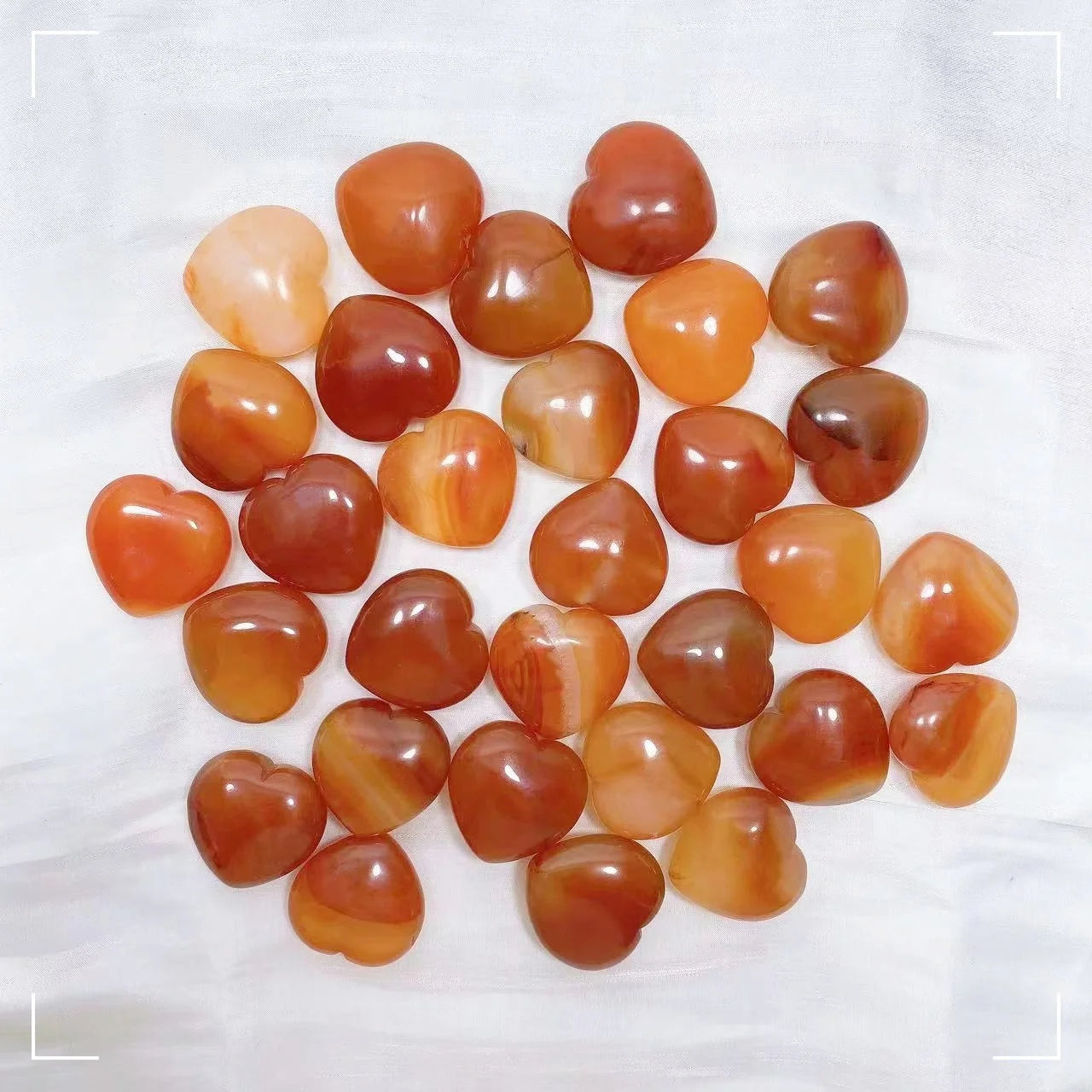 Cornaline cœur pour le deuxième chakra – confiance et créativité