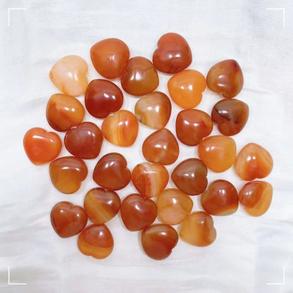Cornaline cœur pour le deuxième chakra – confiance et créativité