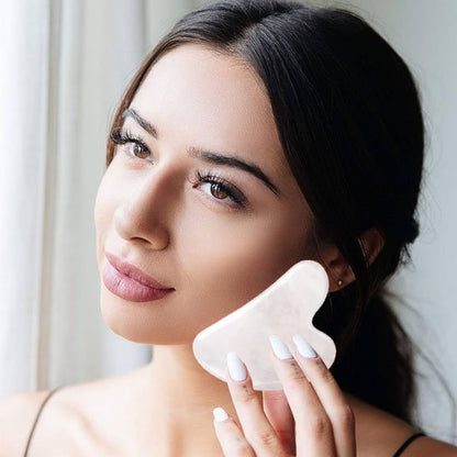 gua sha quartz rose anti-stress liftant rafraîchissant
